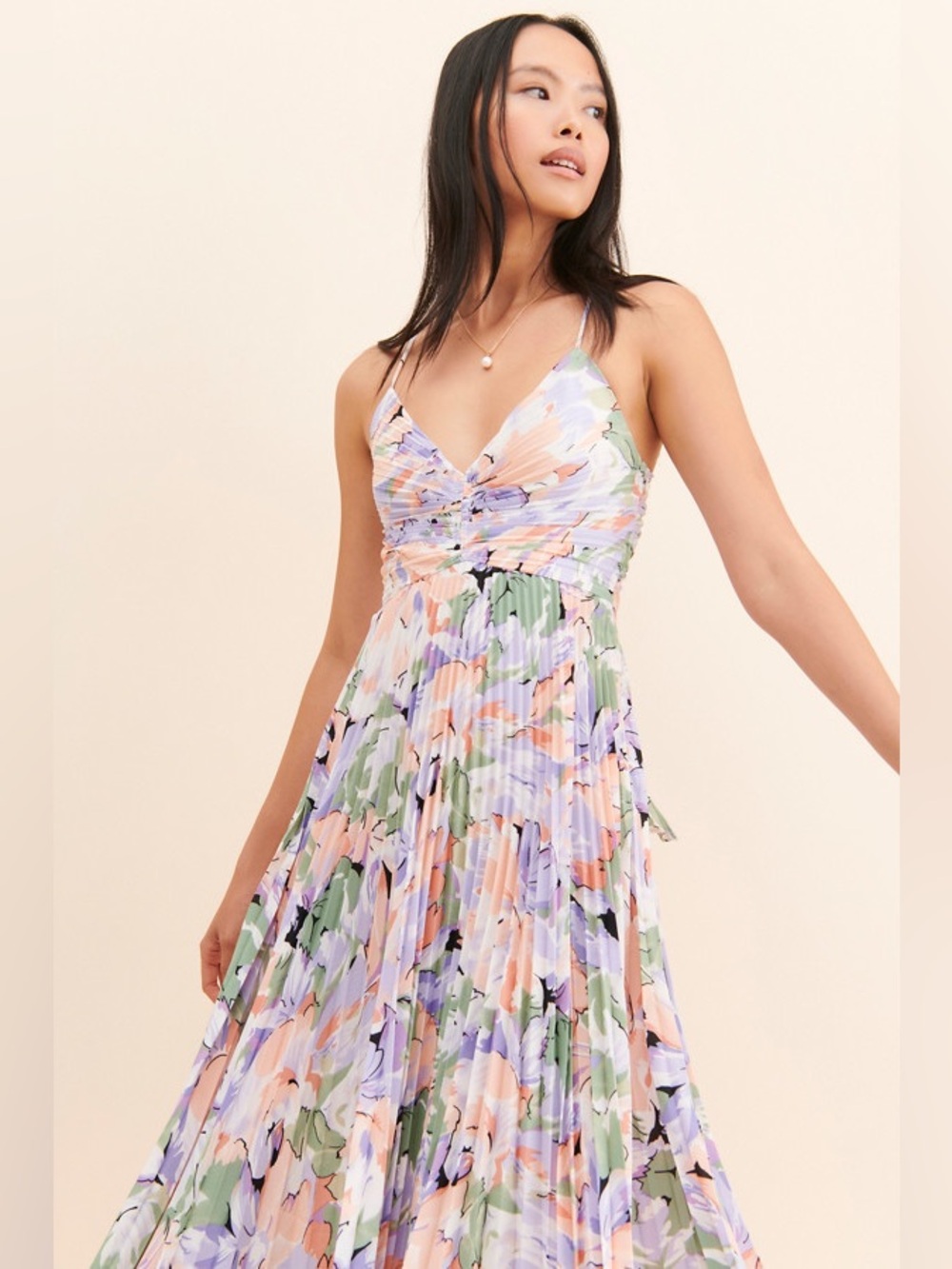 ASTR Blythe Midi Dress - Floral